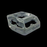 crank brothers crankbrothers pedal spares pdl body stamp 2 silver small left p109196
